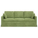 Sofa Lys grøn 198 x 78 x 80 cm Fløjl