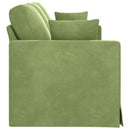 Sofa Lys grøn 198 x 78 x 80 cm Fløjl