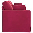 Sofa Vinrød 198 x 78 x 80 cm Fløjl