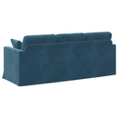 Sofa Blå 198 x 78 x 80 cm Fløjl
