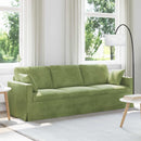 Sofa Lys grøn 228 x 78 x 80 cm Fløjl