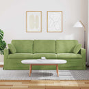 Sofa Lys grøn 228 x 78 x 80 cm Fløjl