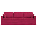 Sofa Vinrød 228 x 78 x 80 cm Fløjl