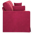 Sofa Vinrød 228 x 78 x 80 cm Fløjl