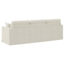 Sofa Creme 228 x 78 x 80 cm Fløjl
