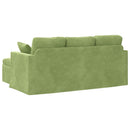 Sofa Lys grøn 178 x 134 x 80 cm Fløjl