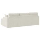 Sofa Creme 228 x 134 x 80 cm Fløjl