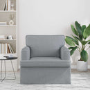 Sofa Lysegrå 84 x 80 x 85 cm Stof