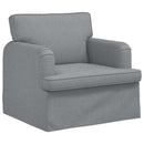 Sofa Lysegrå 84 x 80 x 85 cm Stof