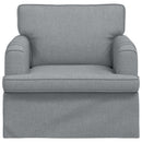 Sofa Lysegrå 84 x 80 x 85 cm Stof