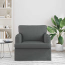Sofa Mørkegrå 84 x 80 x 85 cm Stof