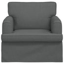 Sofa Mørkegrå 84 x 80 x 85 cm Stof
