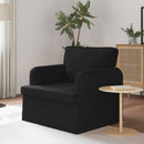Sofa Sort 84 x 80 x 85 cm Stof