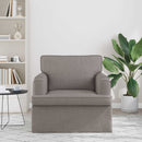 Sofa Gråbrun 84 x 80 x 85 cm Stof