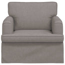 Sofa Gråbrun 84 x 80 x 85 cm Stof