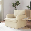 Sofa Creme 84 x 80 x 85 cm Stof