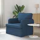 Sofa Blå 84 x 80 x 85 cm Stof