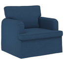 Sofa Blå 84 x 80 x 85 cm Stof