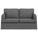 Sofa Mørkegrå 144 x 80 x 85 cm Stof