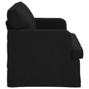 Sofa Sort 144 x 80 x 85 cm Stof