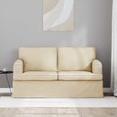Sofa Creme 144 x 80 x 85 cm Stof