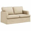 Sofa Creme 144 x 80 x 85 cm Stof