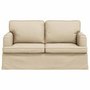 Sofa Creme 144 x 80 x 85 cm Stof