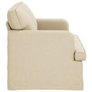 Sofa Creme 144 x 80 x 85 cm Stof