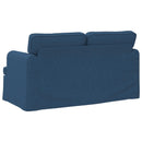 Sofa Blå 144 x 80 x 85 cm Stof