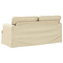 Sofa Creme 162 x 80 x 85 cm Stof