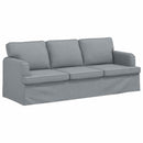 Sofa Lysegrå 201 x 80 x 85 cm Stof