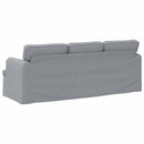 Sofa Lysegrå 201 x 80 x 85 cm Stof