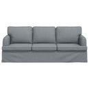 Sofa Lysegrå 201 x 80 x 85 cm Stof