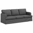 Sofa Mørkegrå 201 x 80 x 85 cm Stof