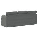 Sofa Mørkegrå 201 x 80 x 85 cm Stof