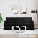 Sofa Sort 201 x 80 x 85 cm Stof