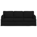 Sofa Sort 201 x 80 x 85 cm Stof