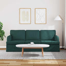 Sofa Mørkegrøn 201 x 80 x 85 cm Stof
