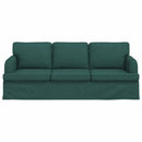 Sofa Mørkegrøn 201 x 80 x 85 cm Stof