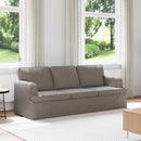 Sofa Gråbrun 201 x 80 x 85 cm Stof