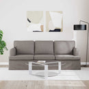 Sofa Gråbrun 201 x 80 x 85 cm Stof