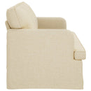Sofa Creme 201 x 80 x 85 cm Stof