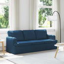 Sofa Blå 201 x 80 x 85 cm Stof