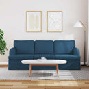 Sofa Blå 201 x 80 x 85 cm Stof