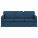 Sofa Blå 201 x 80 x 85 cm Stof