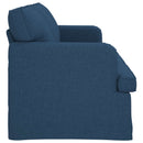 Sofa Blå 201 x 80 x 85 cm Stof