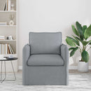 Sofa Lysegrå 75 x 82 x 85 cm Stof