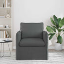 Sofa Mørkegrå 75 x 82 x 85 cm Stof