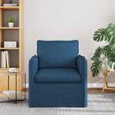 Sofa Blå 75 x 82 x 85 cm Stof