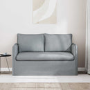 Sofa Lysegrå 136 x 82 x 85 cm Stof
